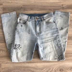 BDG High Rise Graphic Denim